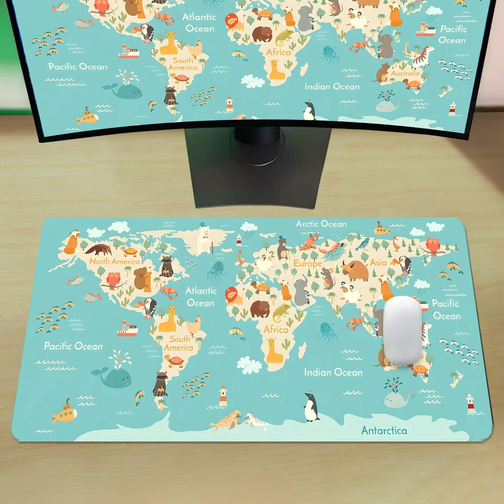 Dünya Haritası Oyun Mouse Pad  - Laptop Accessories Design incelemesi ve fiyatı