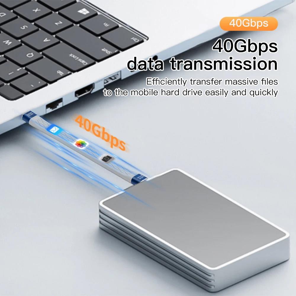240W USB 4.0 Veri Kablosu Düz  - Laptop Accessories Design incelemesi ve fiyatı