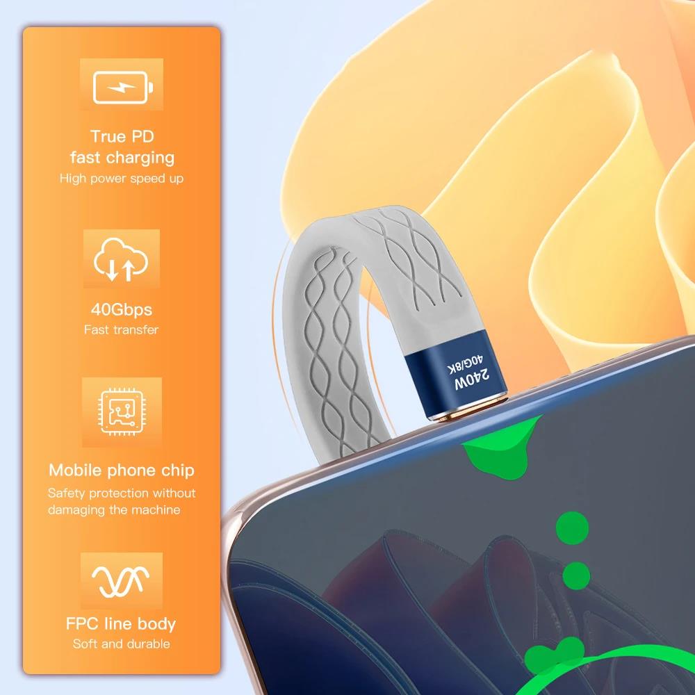 240W USB 4.0 Veri Kablosu Düz  - Laptop Accessories Design incelemesi ve fiyatı