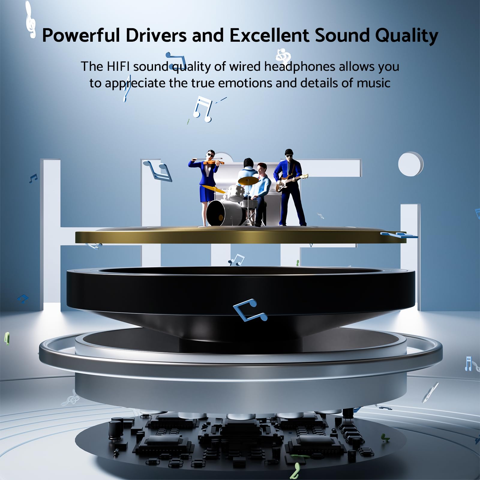 HiFi surround kulaklıklar bas  - Laptop Accessories Headphones incelemesi ve fiyatı