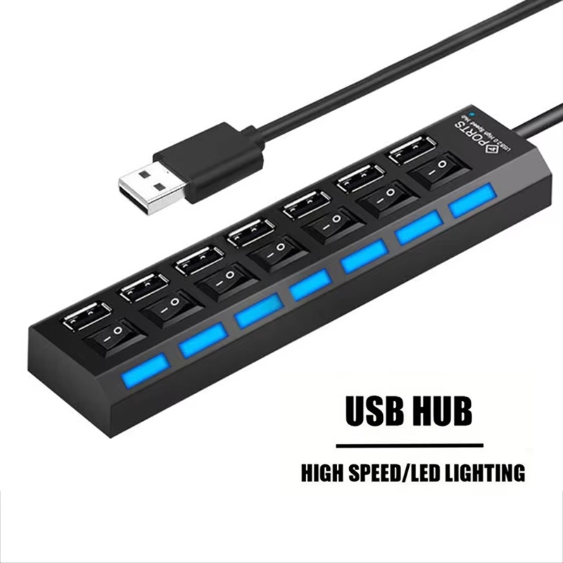 7 Port USB 2.0 Hub Splitter Di - Laptop Accessories Usb incelemesi ve fiyatı